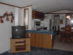 interior picture of the mobile home