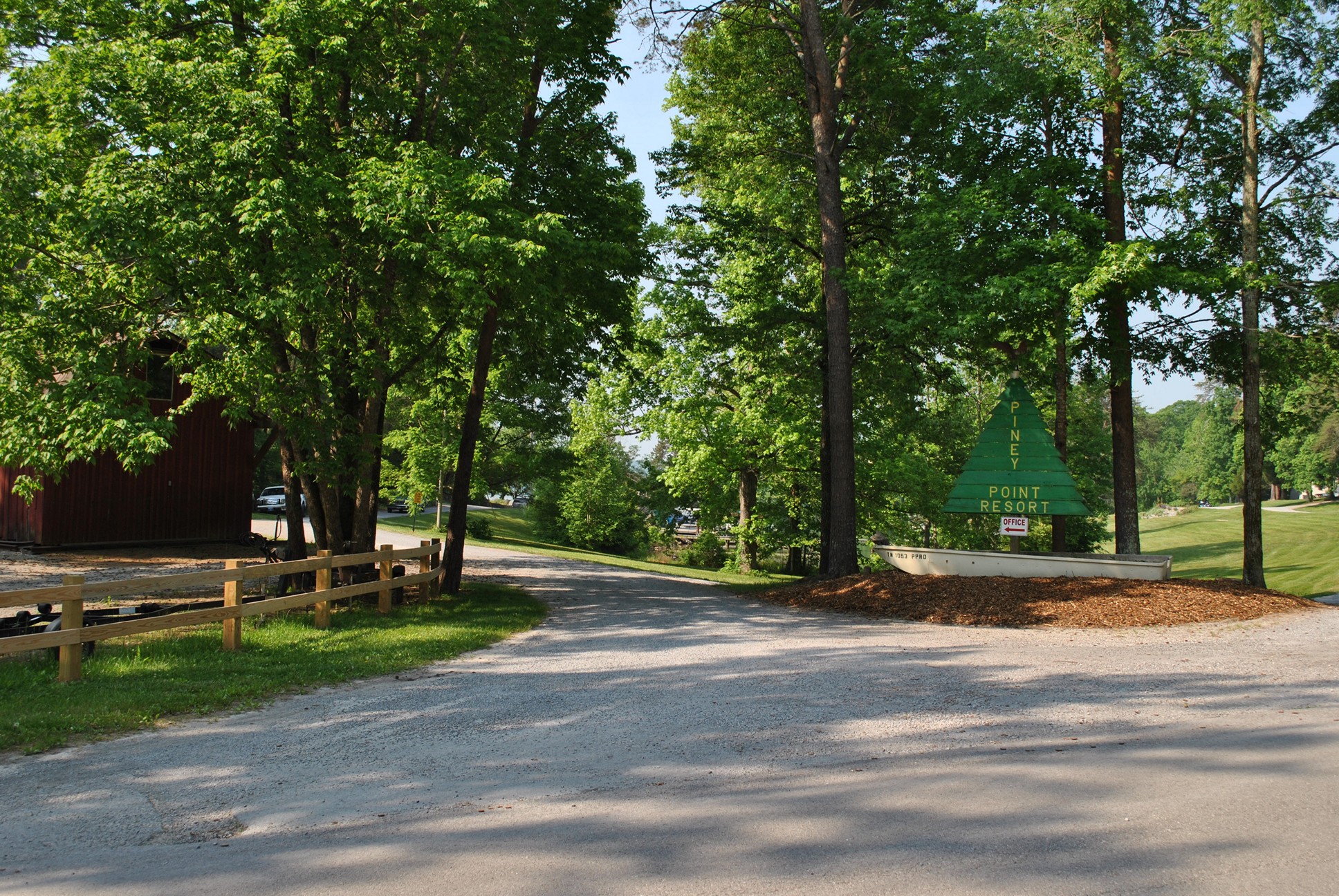 Picture of Piney Point Resort entrance